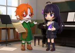You sing very well.のイラスト