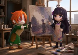 You can't rush art.のイラスト