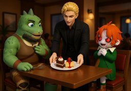icing on the cakeのイラスト