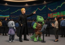 Finanzmarktのイラスト