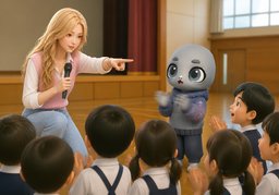 If you're ~, clap your hands.のイラスト