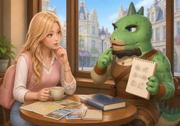 take lessons from ~のイラスト