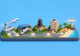 旅程のイラスト