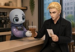 Excuse me, I didn't order this.のイラスト