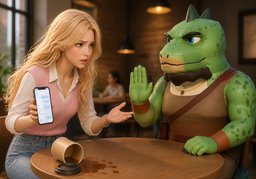 Two wrongs don't make a right.のイラスト