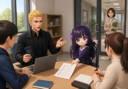 Does anyone have any ideas concerning ~?のイラスト