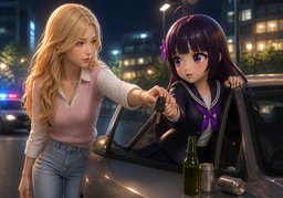 Don't drink and drive.のイラスト