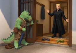 Am I interrupting something?のイラスト