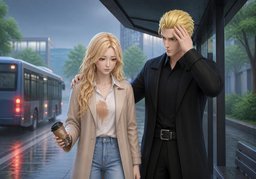 When it rains, it pours.のイラスト