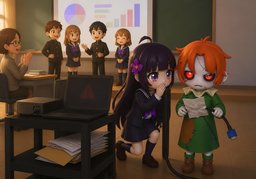 Trouble in paradise.のイラスト