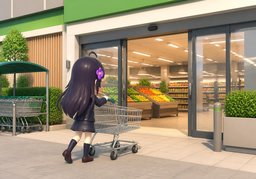 supermarchéのイラスト