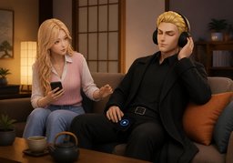 listen to ~のイラスト