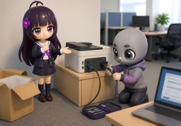 set up ~のイラスト