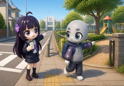 go by ~のイラスト
