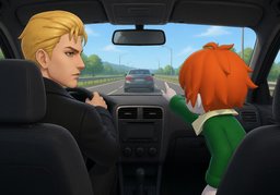 ahead of ~のイラスト