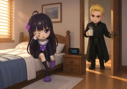 get up in the ~のイラスト