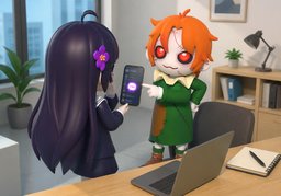 send and receive ~のイラスト