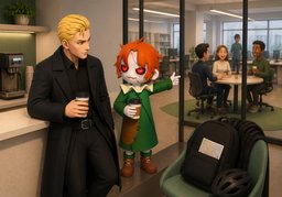 get used to ~のイラスト