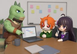 stick with ~のイラスト