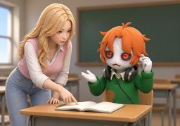 pay attention to ~のイラスト