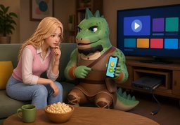 a streaming serviceのイラスト