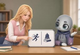 tell the difference between ~ and ~のイラスト