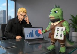 get ~'s plan approvedのイラスト
