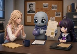 let ~ spy on ~のイラスト