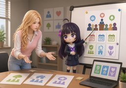 win ~ supportのイラスト