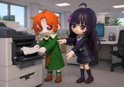 ~ get jammed.のイラスト