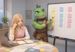 organize ~ thoughtsのイラスト