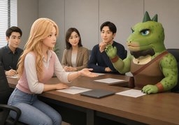 我代表大家同意のイラスト