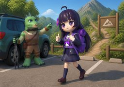 算我一个のイラスト