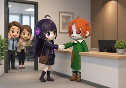 以后请多多关照のイラスト