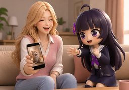 哈哈のイラスト