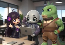真了不起のイラスト