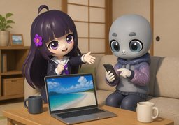 听起来不错のイラスト