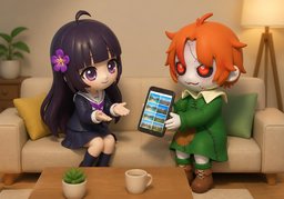 可以看〜吗？のイラスト