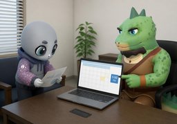 我离职是因为〜のイラスト