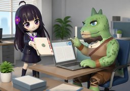 我试着翻译一下のイラスト