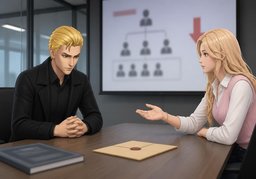具体情况是〜？のイラスト