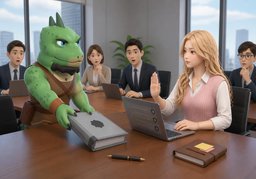 我不太赞同のイラスト