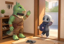 明天见のイラスト