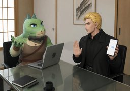 改天再聊のイラスト