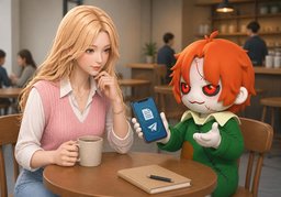 可以麻烦你〜吗？のイラスト