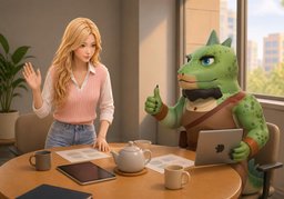 顺路吗？のイラスト