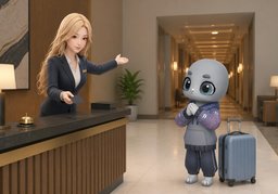 久等了のイラスト
