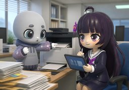 我会查清〜のイラスト