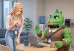 我失礼了のイラスト