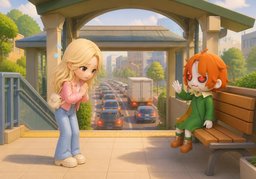 让你久等了のイラスト